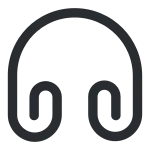 Headphone SVG Icon